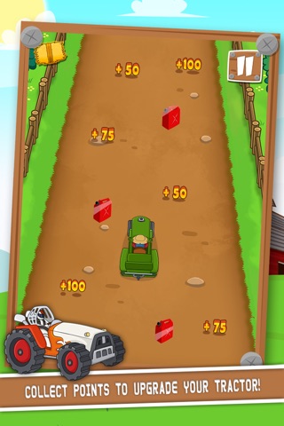 Farmland Tractor Racing - A Fun Free Barn Yard Farm Race Game for Kids screenshot 3