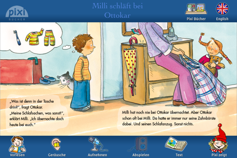 Pixi Buch „Milli schläft bei Ottokar“ für iPhone screenshot 2