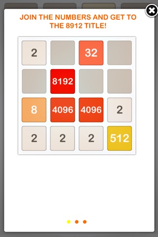 8192 Puzzle Game screenshot 2