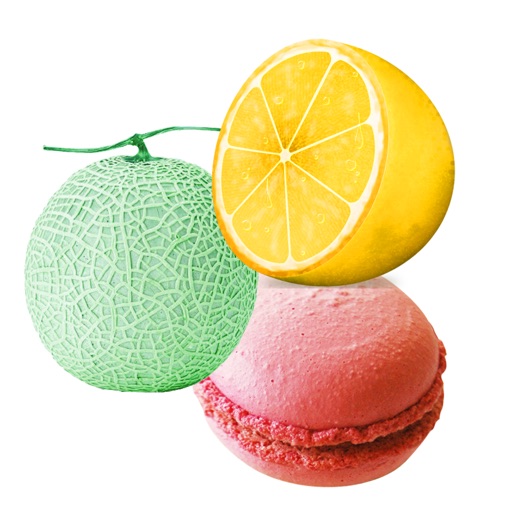 Lemon Melon Macaron Icon