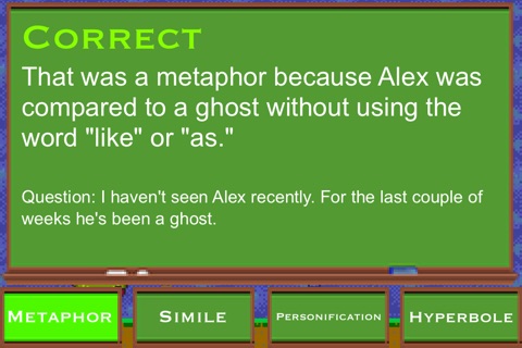 Orpheus the Lyrical: Figurative Language Review Game screenshot 2