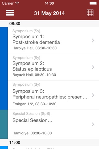 Joint Congress of European Neurology screenshot 2