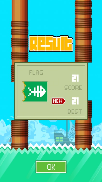 Flappy Cat: Pirate