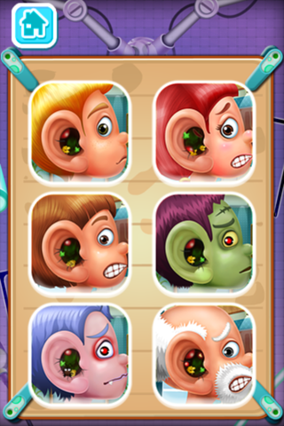 Ear doctor game for kids - zombie cure screenshot 2