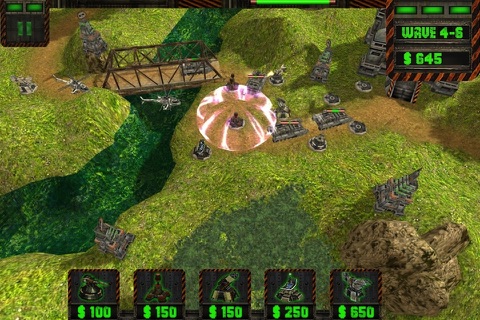 Battlefield Defense Cyber War - Clan of mercenaries - HD Free screenshot 2