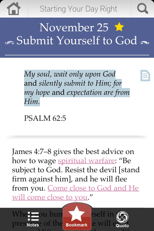 Starting Your Day Right Devotional screenshot 3