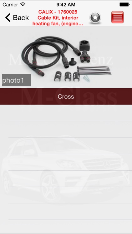 AutoParts Mercedes-Benz M-class