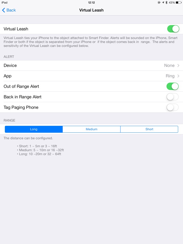 Bluetooth Smart Finder iOS App