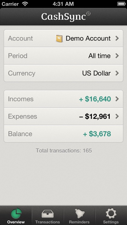 CashSync Classic - Expense and Income screenshot-4