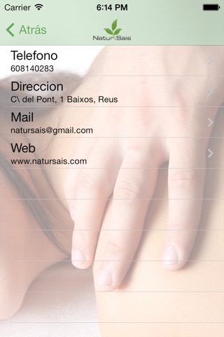 NaturSaisApp screenshot 2