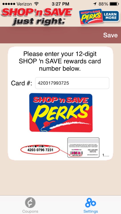 SHOP 'n SAVE Digital Coupons