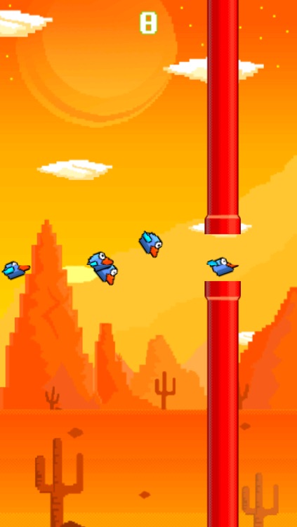 The Fatty Blue Flappy - Collection of Bird Games