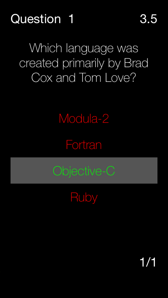 #2. Against The Clock - Programming Languages (iOS) 由: Stuart Woolley