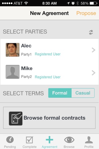 Agree On The Go - Agreement App screenshot 3