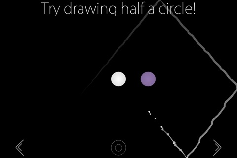 Black and White Dots - Ninja Swipe Dot Puzzle screenshot 2