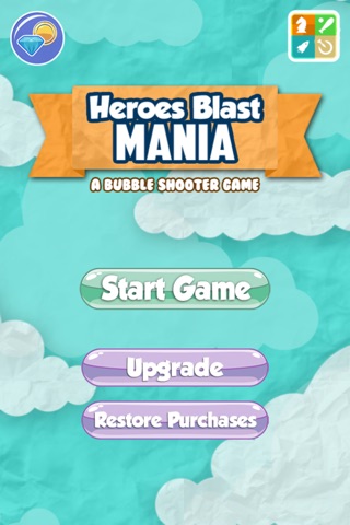 'A Heroes Blast Mega' - Bubble Shooter Game Saga HD Free screenshot 3