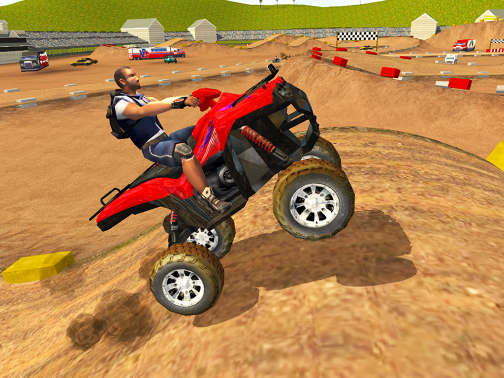 ATV Stunt Bike Race Free screenshot 5
