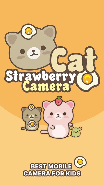 Strawberry Cat Camera Pro - Best Mobile Photo Editor for Kids