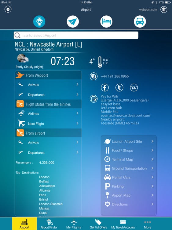 Newcastle Airport + Flight Tracker HD NCL