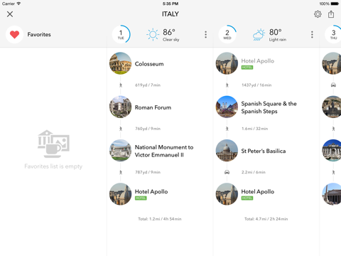 Italy & Vatican Trip Planner by Tripomatic, Travel Guide & Offline City Map iPad screenshot 5 - Travel app