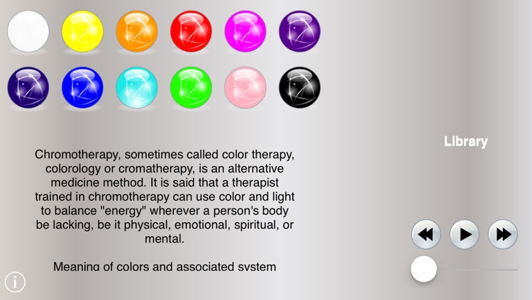 Chromotherapy