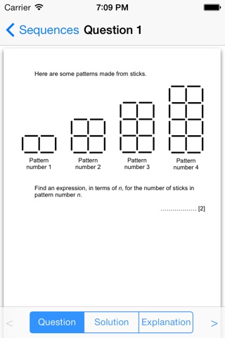 GCSE 2013-2016 Higher Tier Algebra screenshot 2