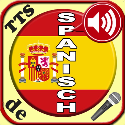 Spanish vocabularytrainer with microphone input through speech recognition and synthesizer voice output for dialect free learning for English and German and other speakers