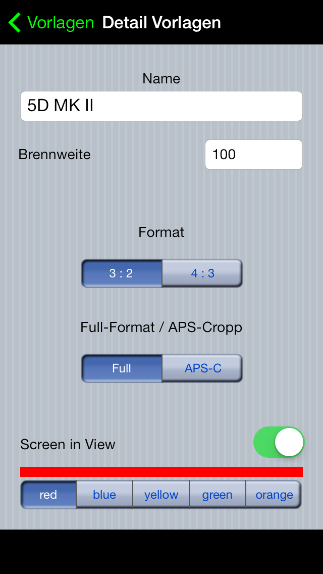 Focal Finder Screenshot