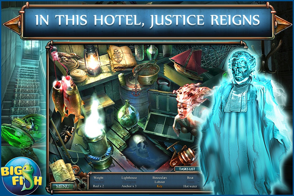 Haunted Hotel: Death Sentence - A Supernatural Hidden Objects Game screenshot 2