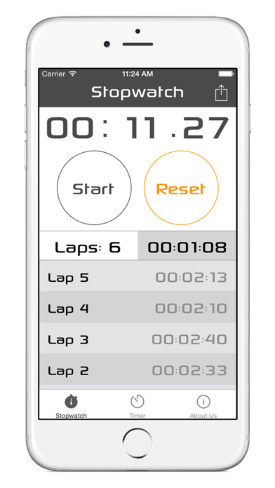 Screenshot #2 pour Stopwatch + Timer For Training, Practise, Exercises, Games, Activity or Wherever Else You Need
