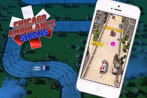 Chicago Ambulance - Sirens: Quick 3D Emergency Car Driving Game screenshot 2