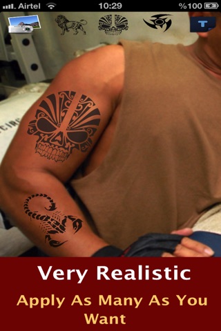 Tattoo Booth - Skull Tribal Animal & Text Tattoos screenshot 4