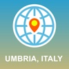 Umbria, Italy Map - Offline Map, POI, GPS, Directions