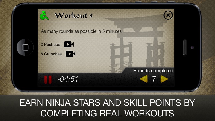 Ninja Fitness: Bodyweight Strength, Agility, Yoga and Meditation Workout Program screenshot-3