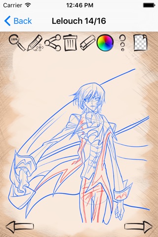 Learn How To Draw Code Geass Anime Version screenshot 3