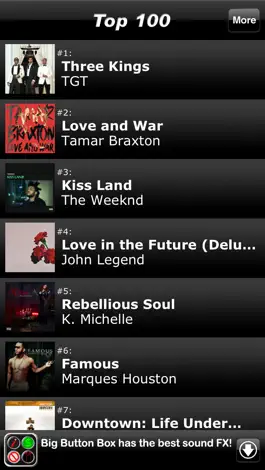Game screenshot Best R&B & Soul Albums - Top 100 Latest & Greatest New Record Music Charts & Hit Song Lists, Encyclopedia & Reviews mod apk
