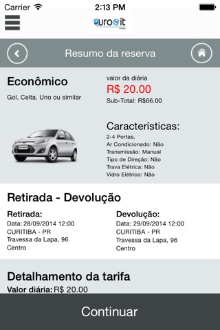 AutoRede Locadora screenshot 4