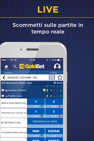 GoldBet Scommesse Sportive screenshot 4