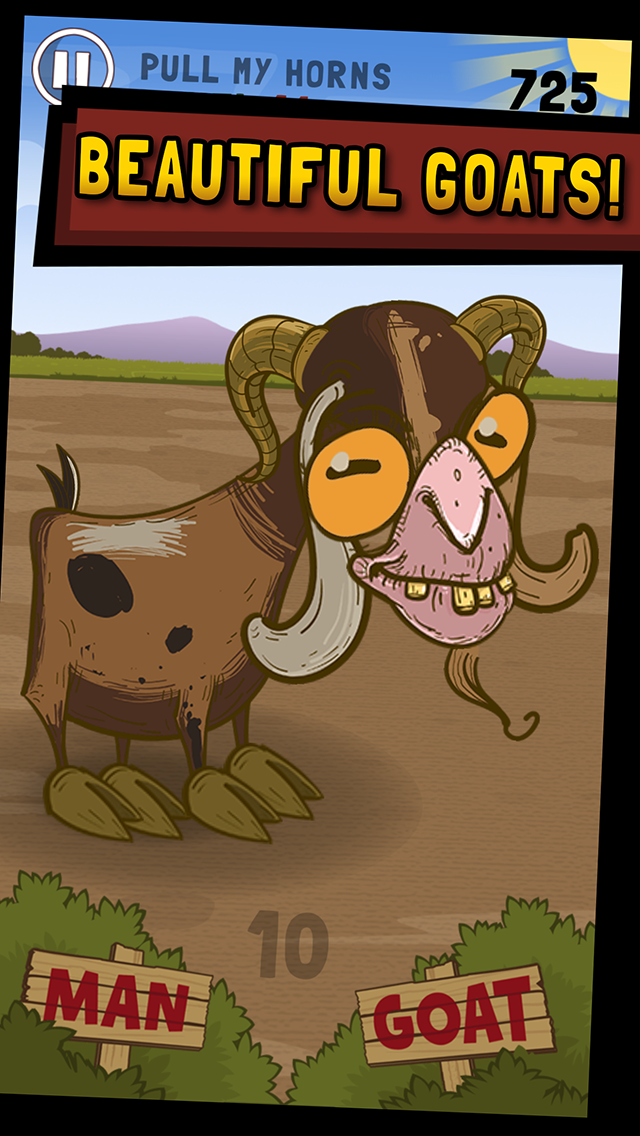 Man Or Goat - a funny game about goat noises