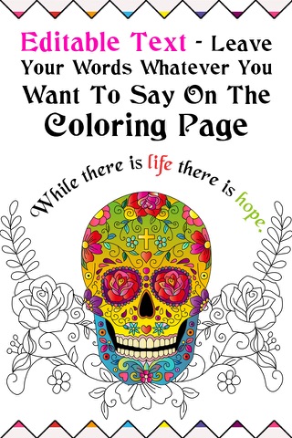 ColorFun - Adult Coloring Book With Editable Text screenshot 2