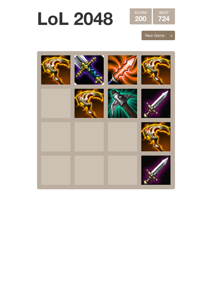 2048 League of Legends Edition