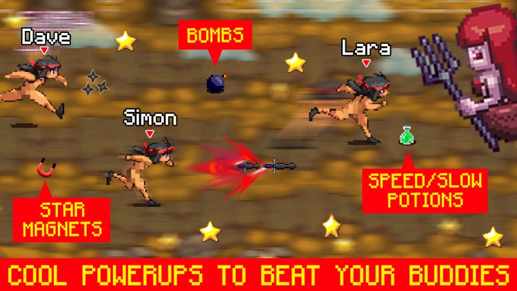 Almost Naked Ninjas vs Monsters, Dragons & Witches Multiplayer FREE Games - By Dead Cool Apps screenshot-3