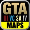 Maps for Grand Theft Auto (III, Vice City, San Andreas, IV City Maps)