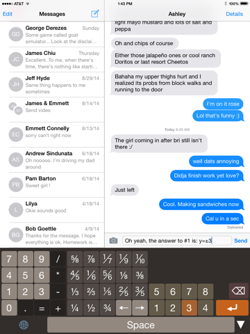 Screenshot #4 pour Calculator Keyboard - Easy to Use Math Symbols