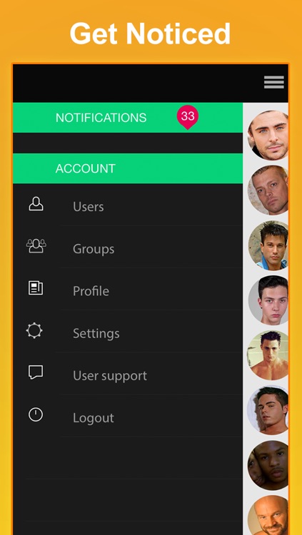 Pride - Gay, same sex, bi, social network to chat and meet guys screenshot-4