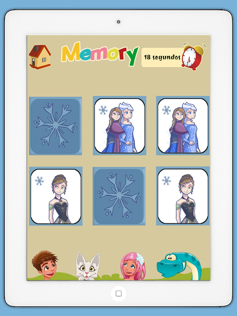 Memory game for girls: Ice Princess - learning game for girls screenshot 10