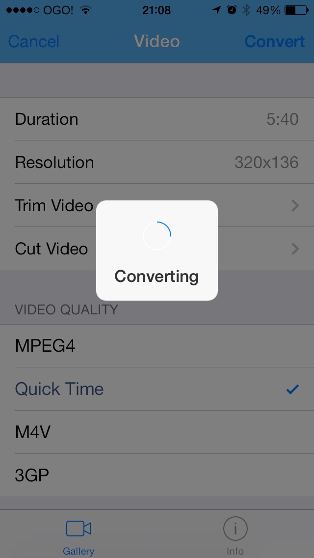 Simple Video Converter with Dropbox Screenshot 5