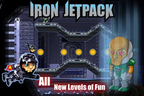 A Iron Jetpack VS Cyborgs Of Steel Free HD screenshot 4