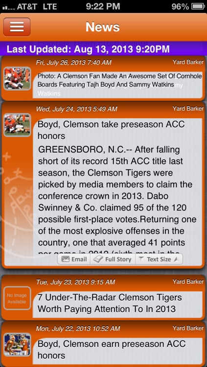 Clemson Football Live