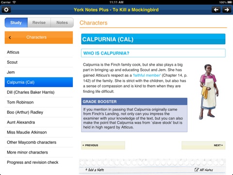 To Kill A Mockingbird York Notes GCSE for iPad screenshot 2